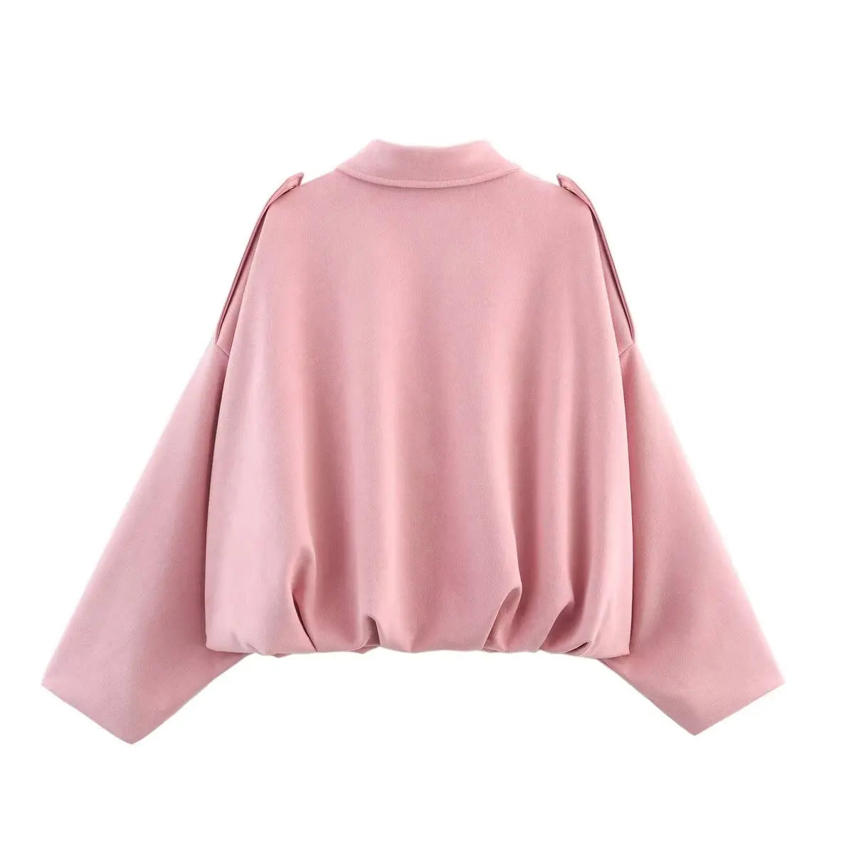 The Suede Oversized Bomber