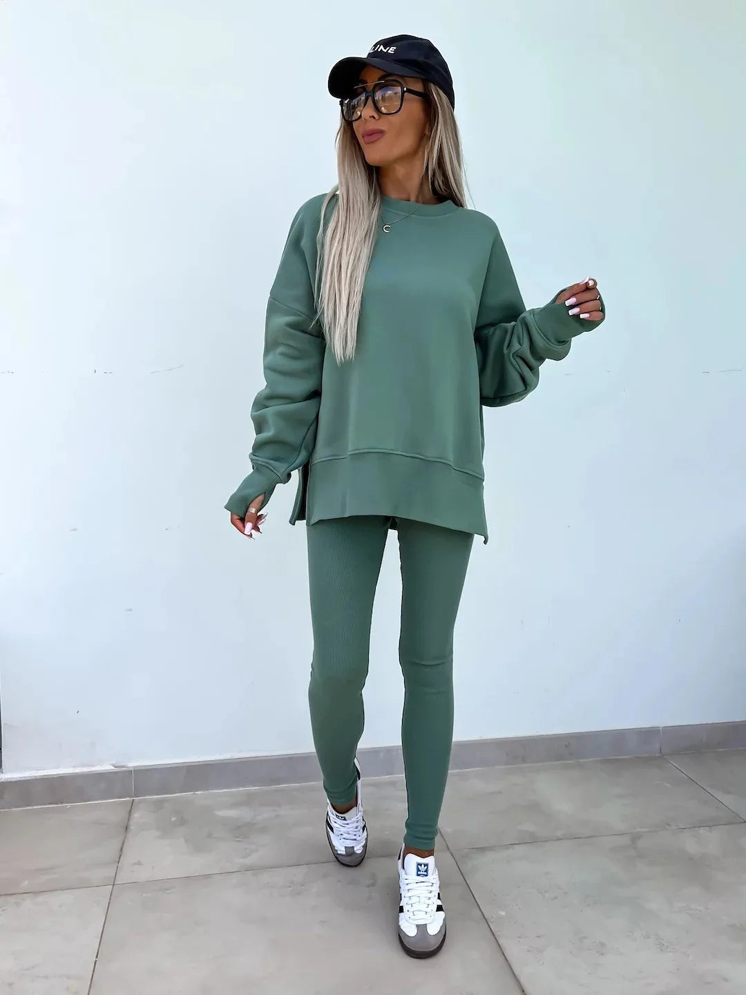 The Oversized Knit Trouser Set