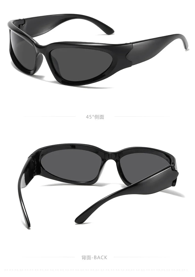 The Y2K Oval Mirror Shades