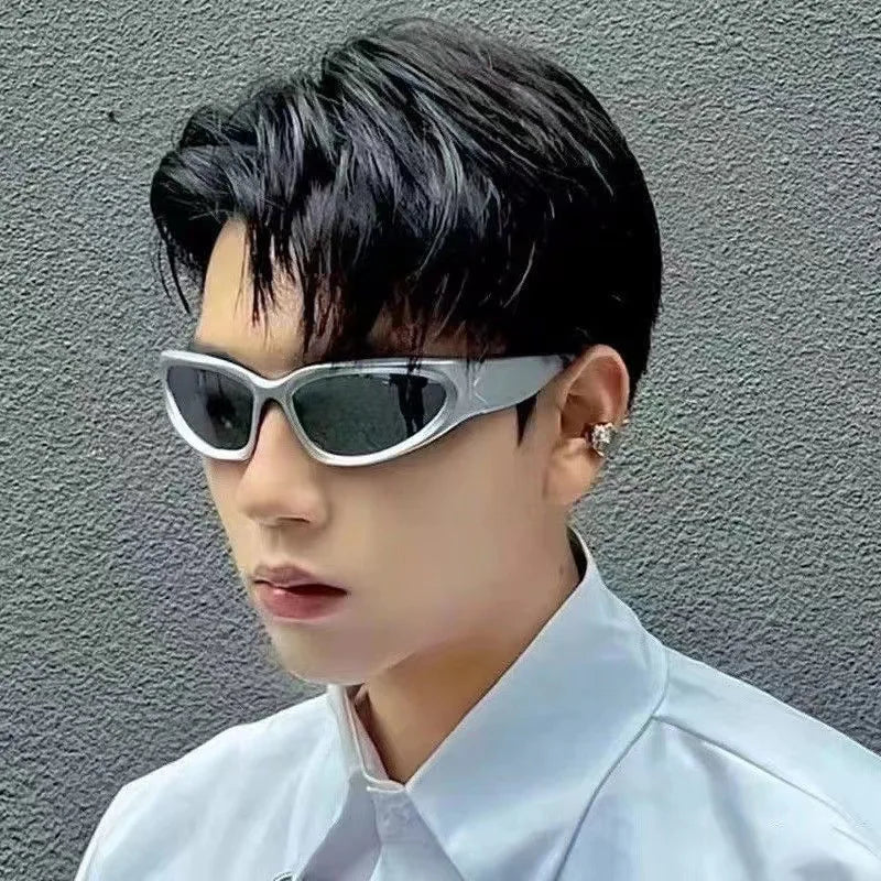 The Y2K Oval Mirror Shades