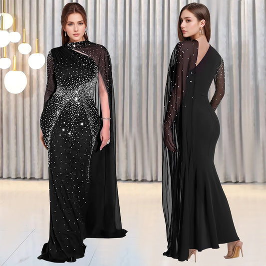 The African Rhinestone Party Gown