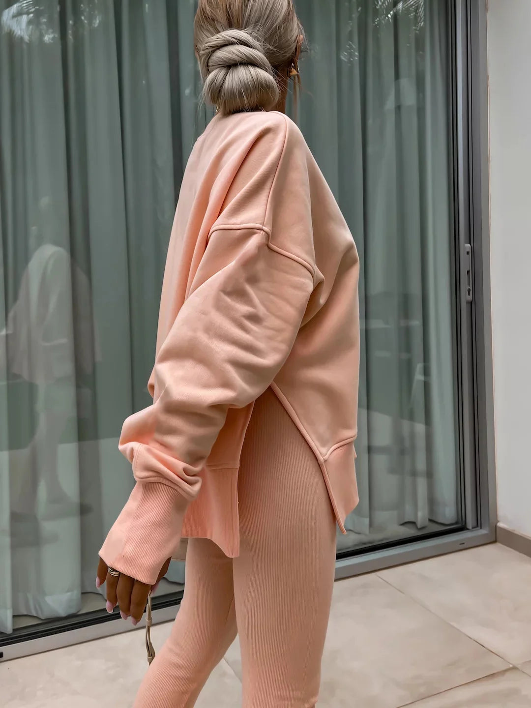 The Oversized Knit Trouser Set