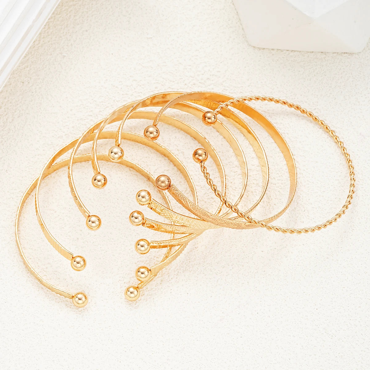 The 7-Piece Goth Bangle Set