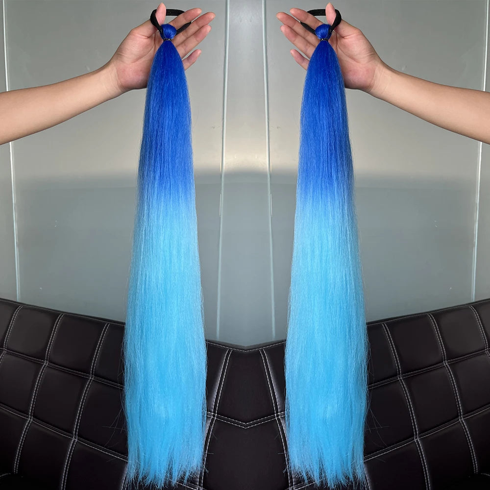 The 2-Pack Colorful Braiding Ponytail Set