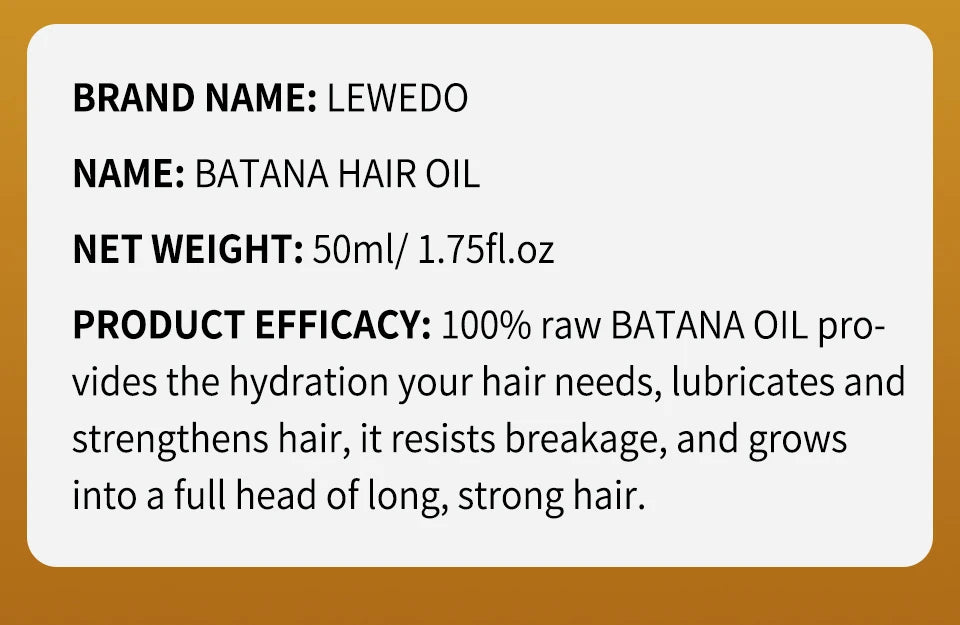 The Batana Growth Oil