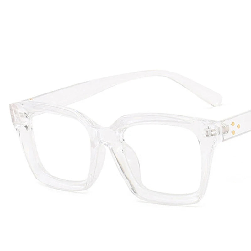 The Big Square Clear Computer Glasses