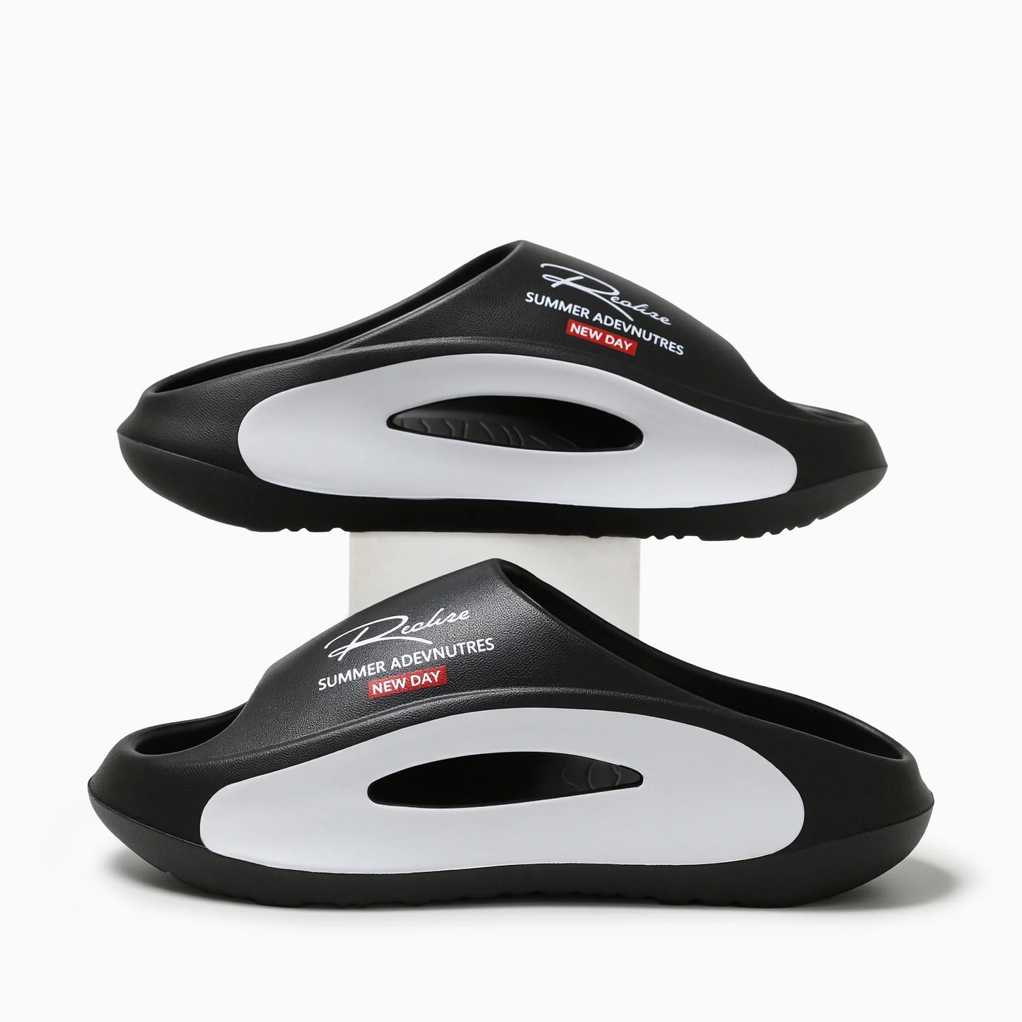 Men's EVA Summer Thong Slippers with Thick Anti-Slip Sole Comfortable Lightweight Sandals for Casual Wear