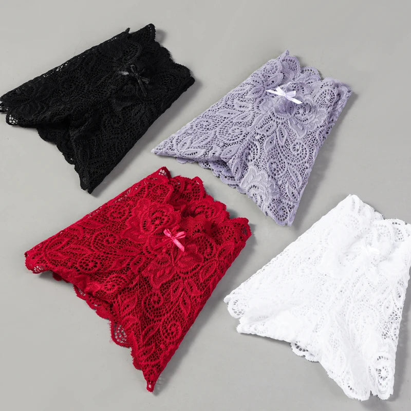 The 3-Pack Floral Lace Low-Waist Brief