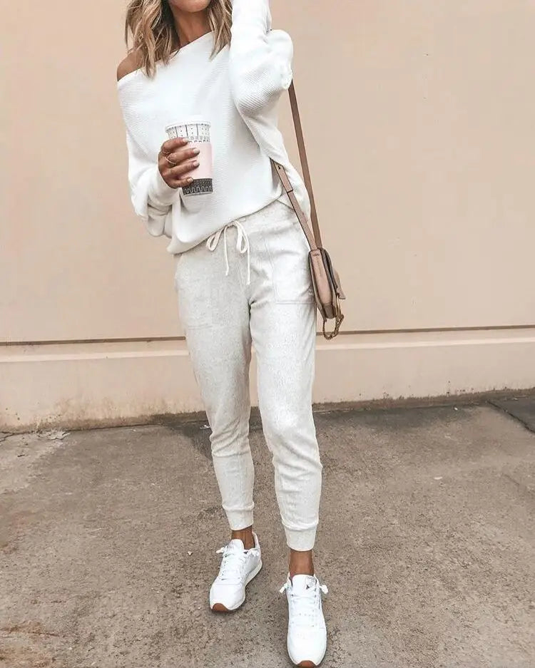 The Batwing Slash Neck Tee