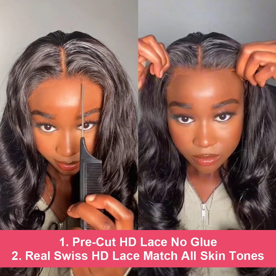 The Body Wave Transparent Lace Front Wig