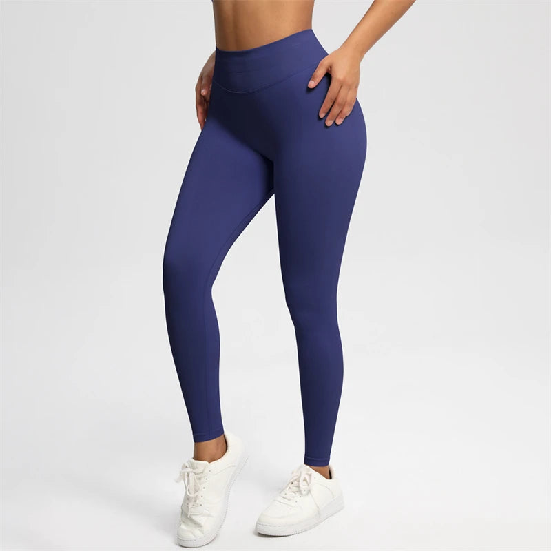 2025 Bum Shaping Leggings Impact Women Seamless Sports Yoga Pants Low Ribbed Band Gym clothes Fitness Workout Scrunch Butt Tight