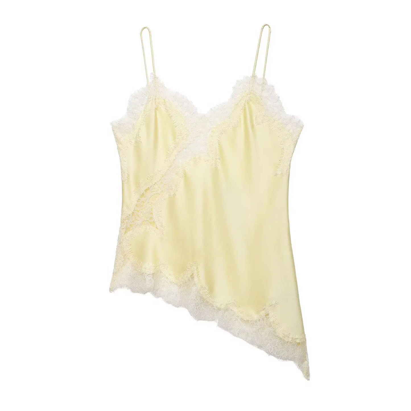 The Asymmetric Lace Camisole