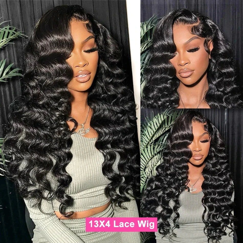 The 250 Density Deep Wave HD Lace Wig