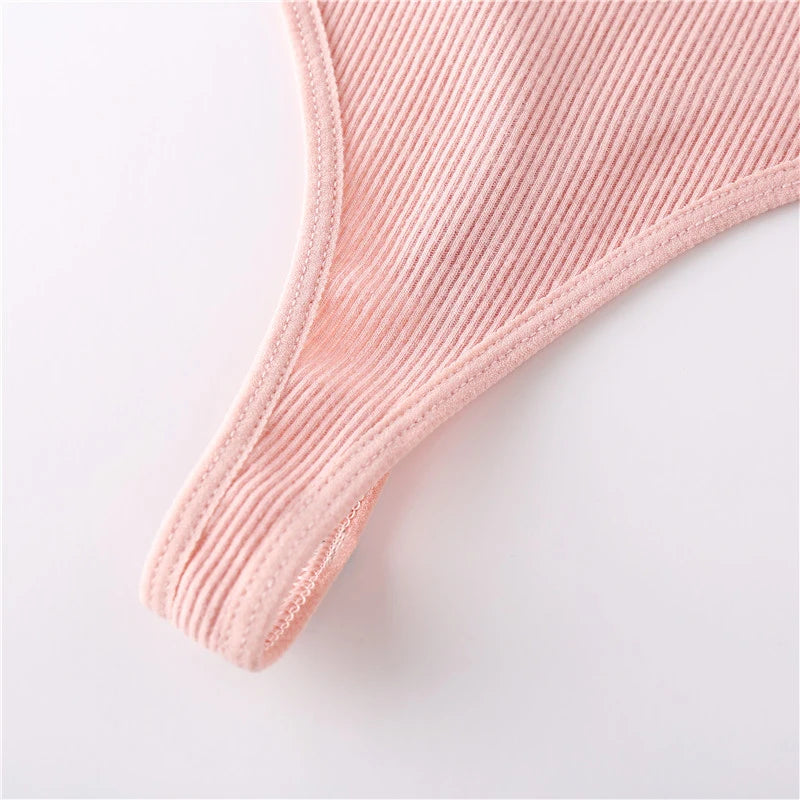 The 3-Pack Cotton Low Waist Thong Set