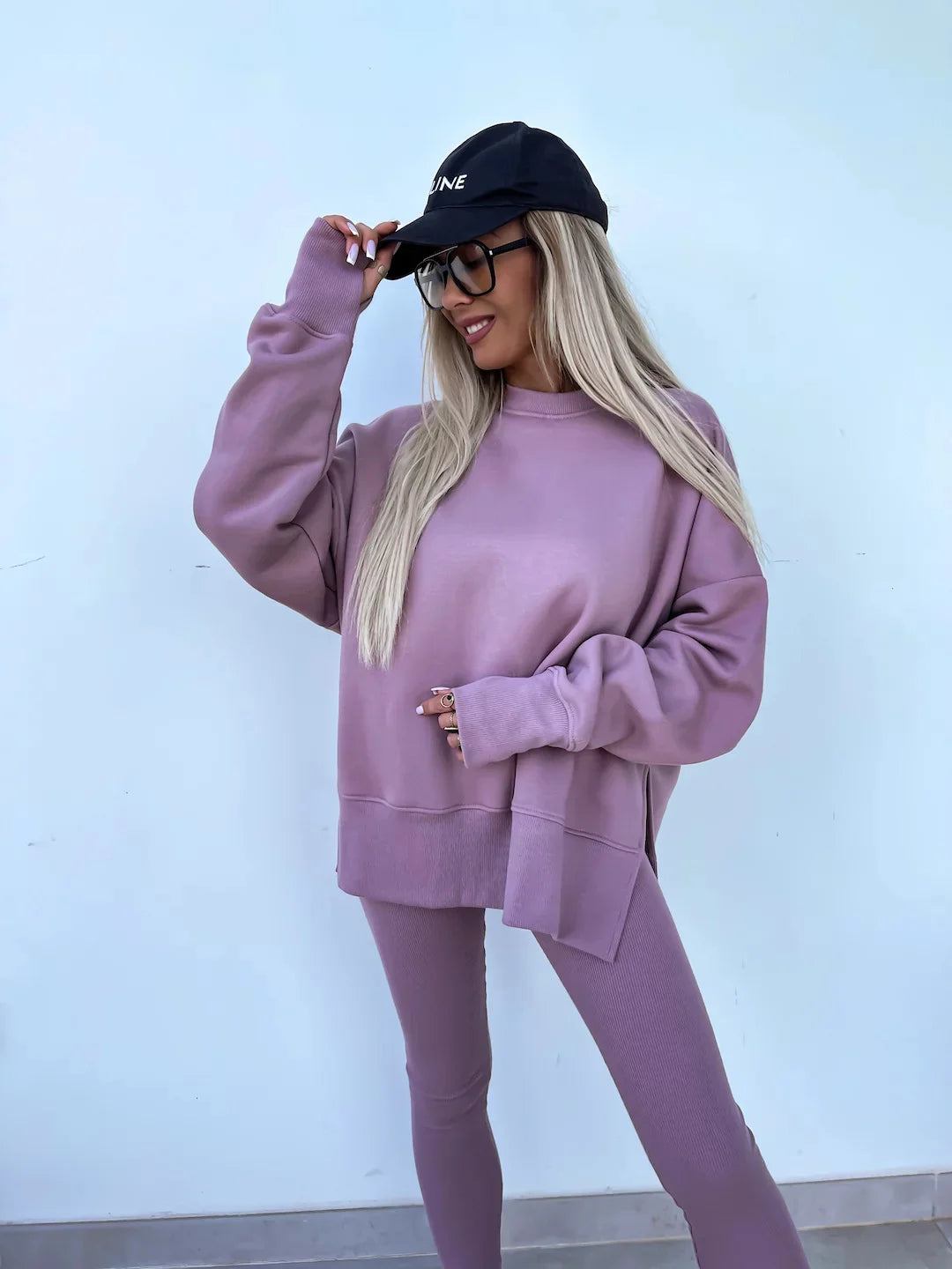The Oversized Knit Trouser Set