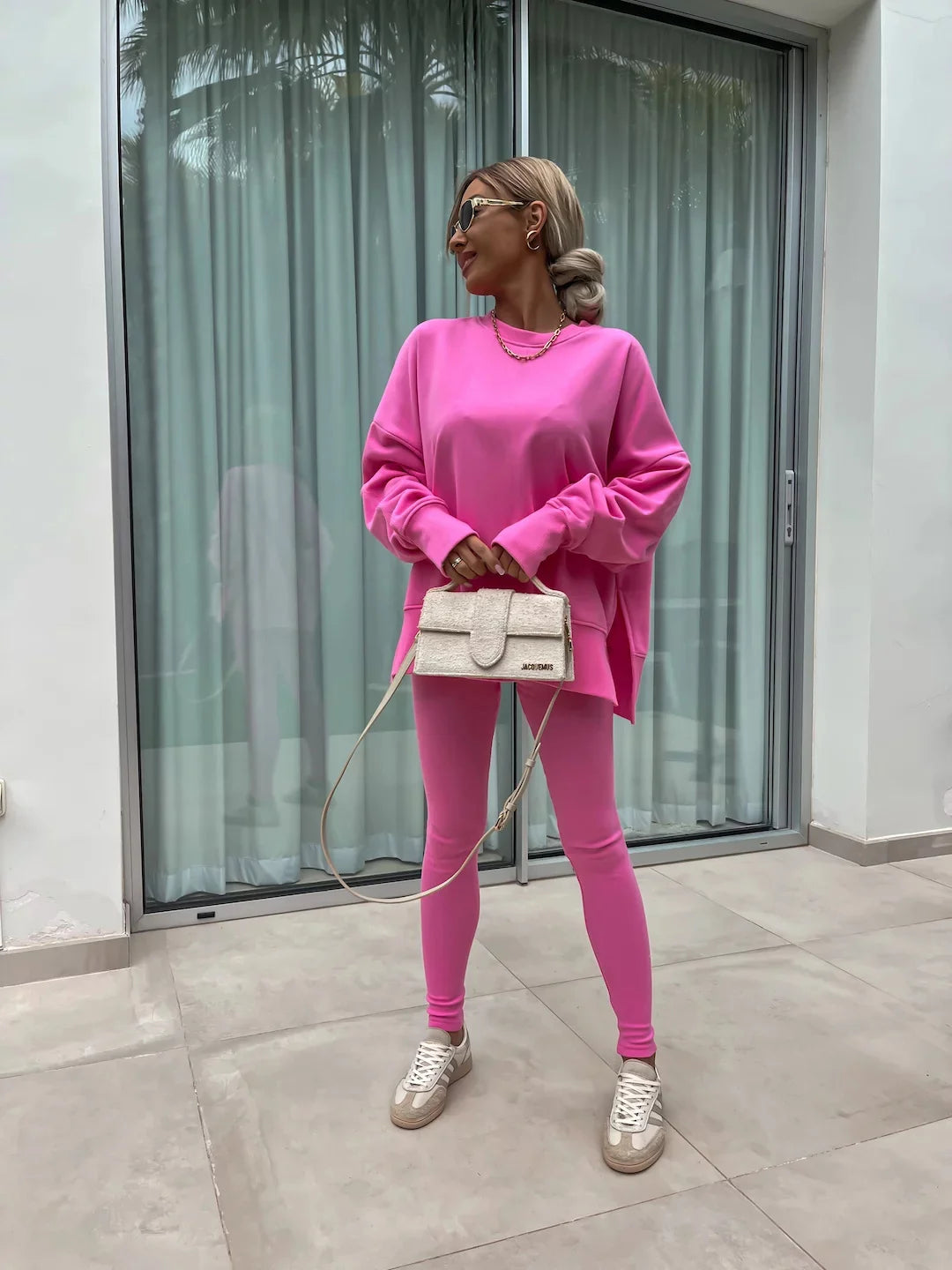 The Oversized Knit Trouser Set