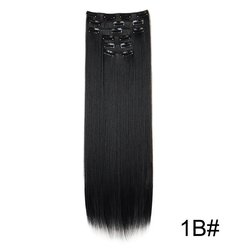 The 24-Inch 16-Clip Straight Hair Extensions