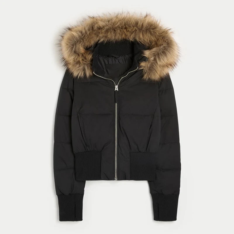 The Belted Fur Hood Parka