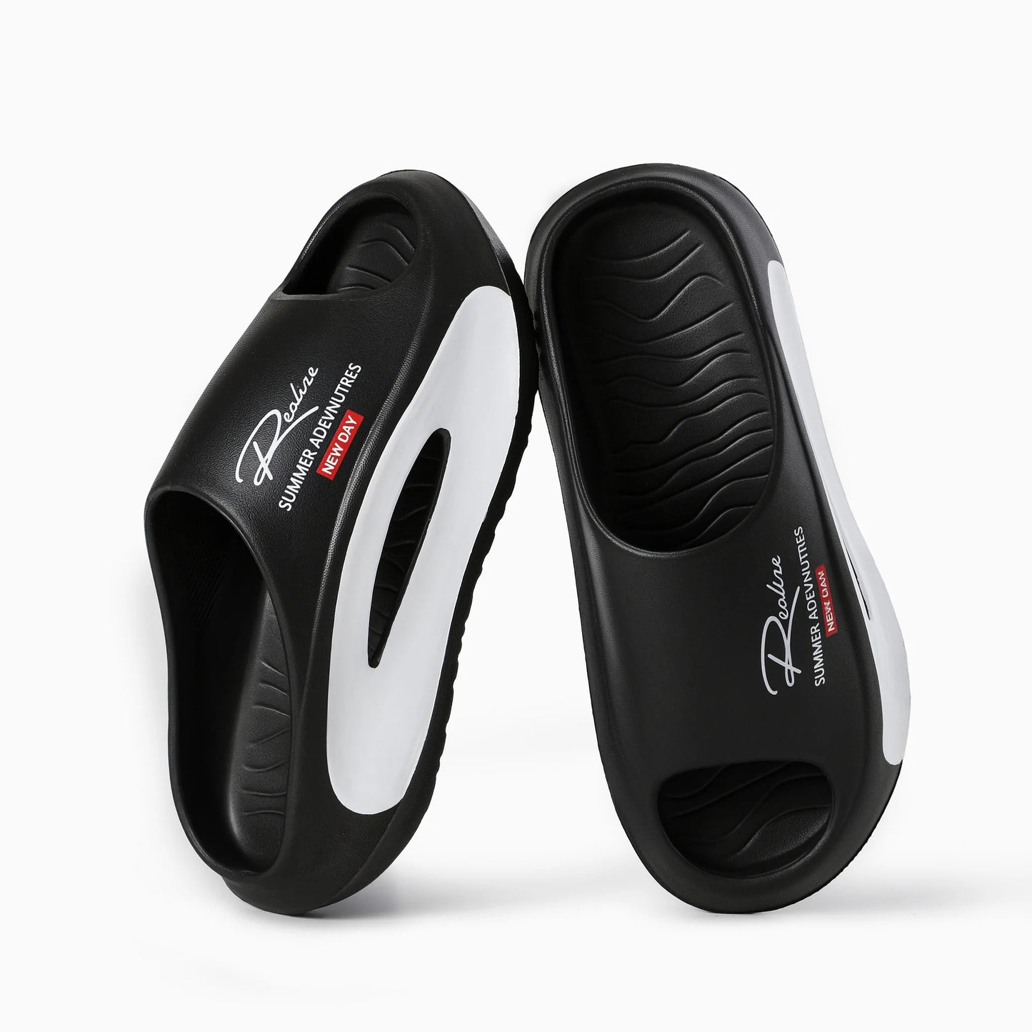 Men's EVA Summer Thong Slippers with Thick Anti-Slip Sole Comfortable Lightweight Sandals for Casual Wear