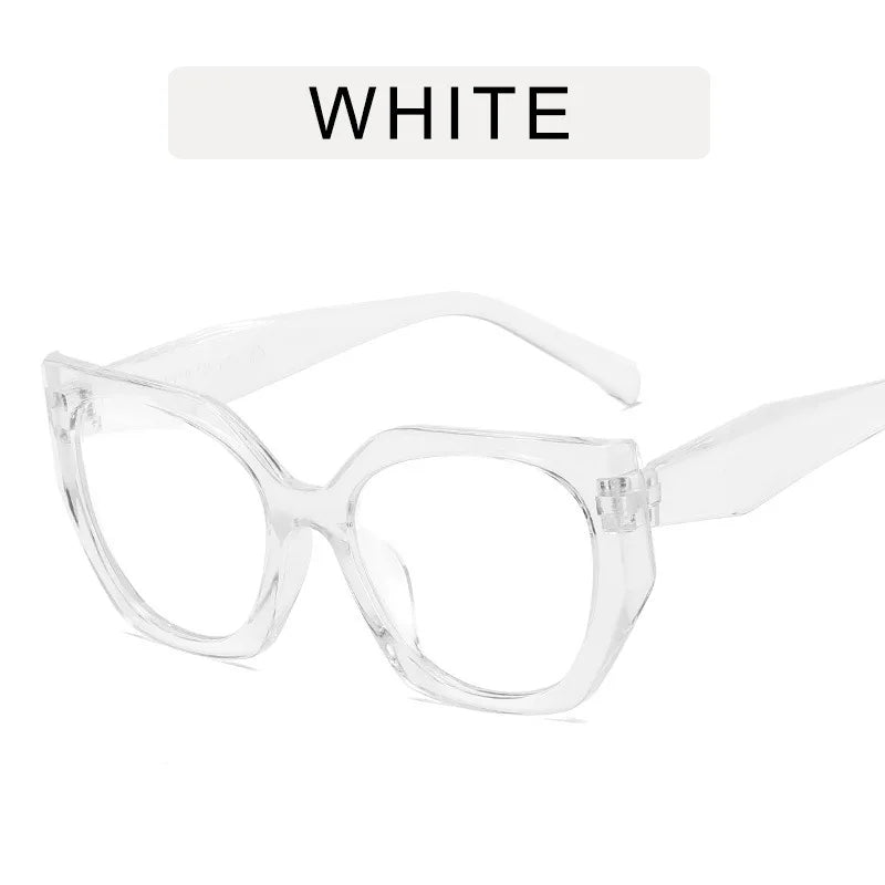 The Transparent Anti-Blue Light Polygon Glasses