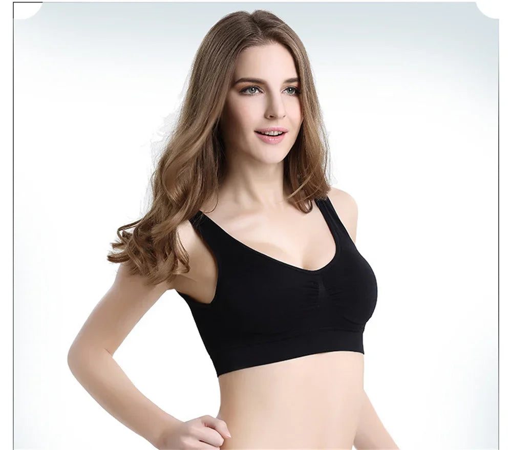 The Striped Seamless Sports Crop Bra