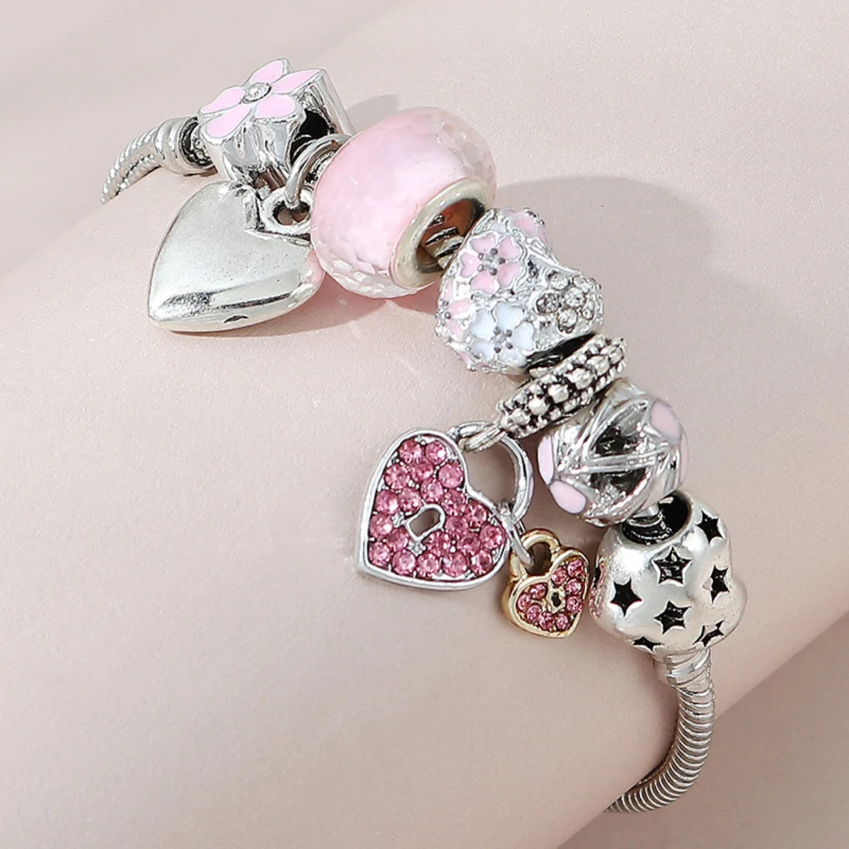 The Beaded Charm Bracelet