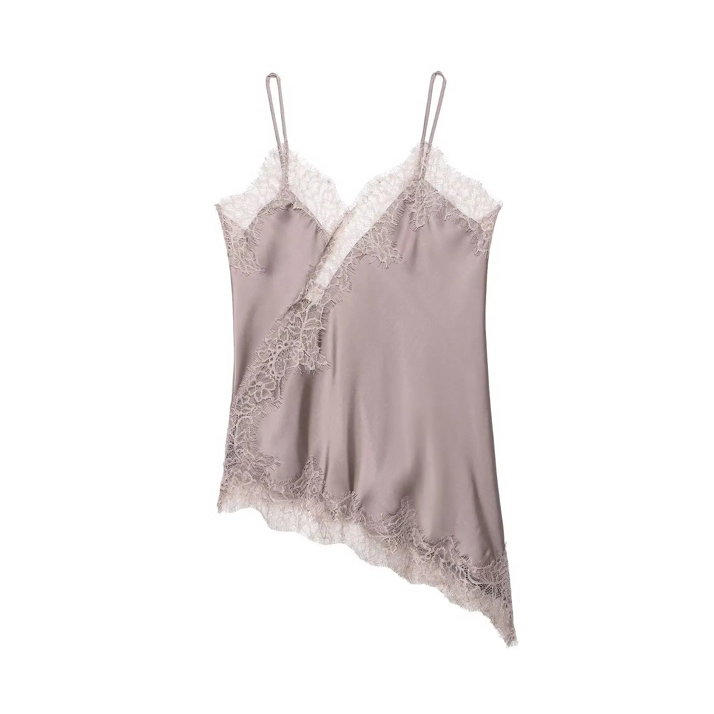 The Asymmetric Lace Camisole