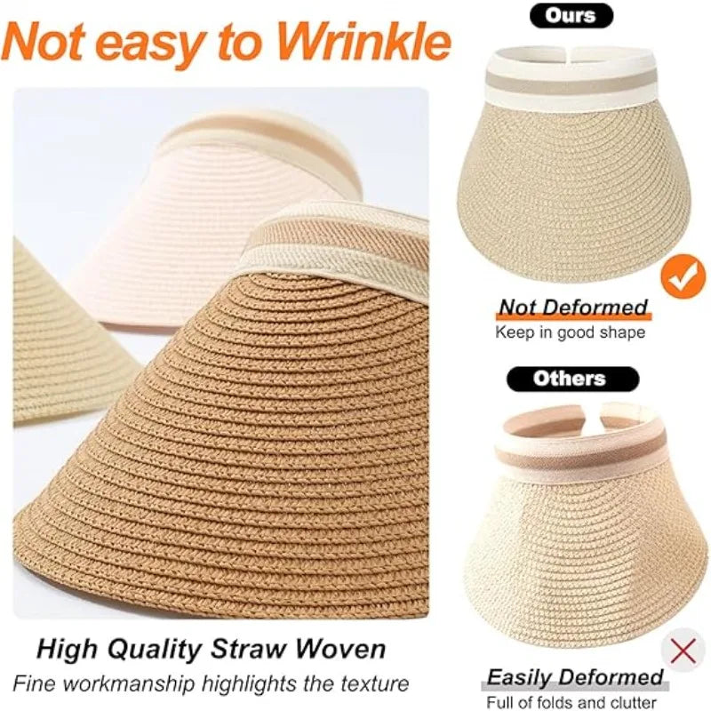 The Straw Ponytail Sun Hat