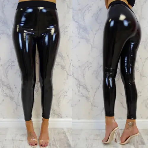The Bright PU Leather Pant