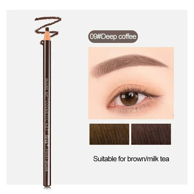 The 6-Color Waterproof Brow Pencil