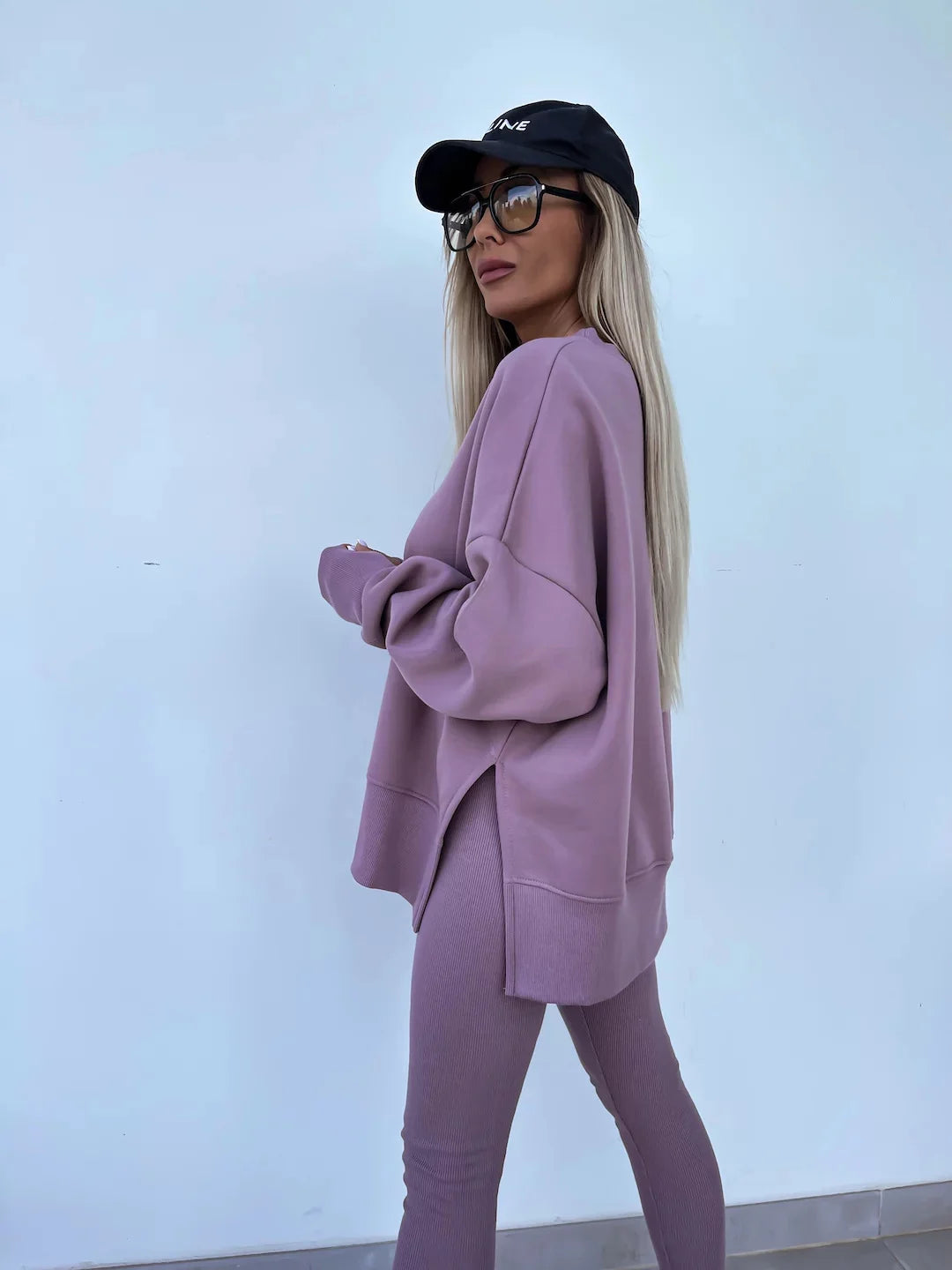 The Oversized Knit Trouser Set