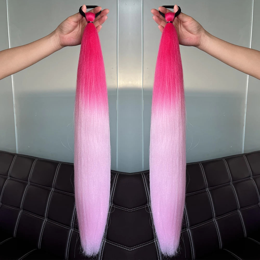 The 2-Pack Colorful Braiding Ponytail Set