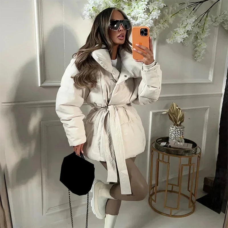 The Tie-Up Cotton Coat