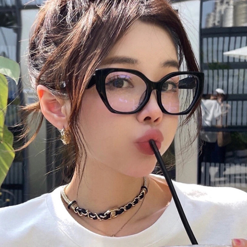 The Transparent Anti-Blue Light Polygon Glasses