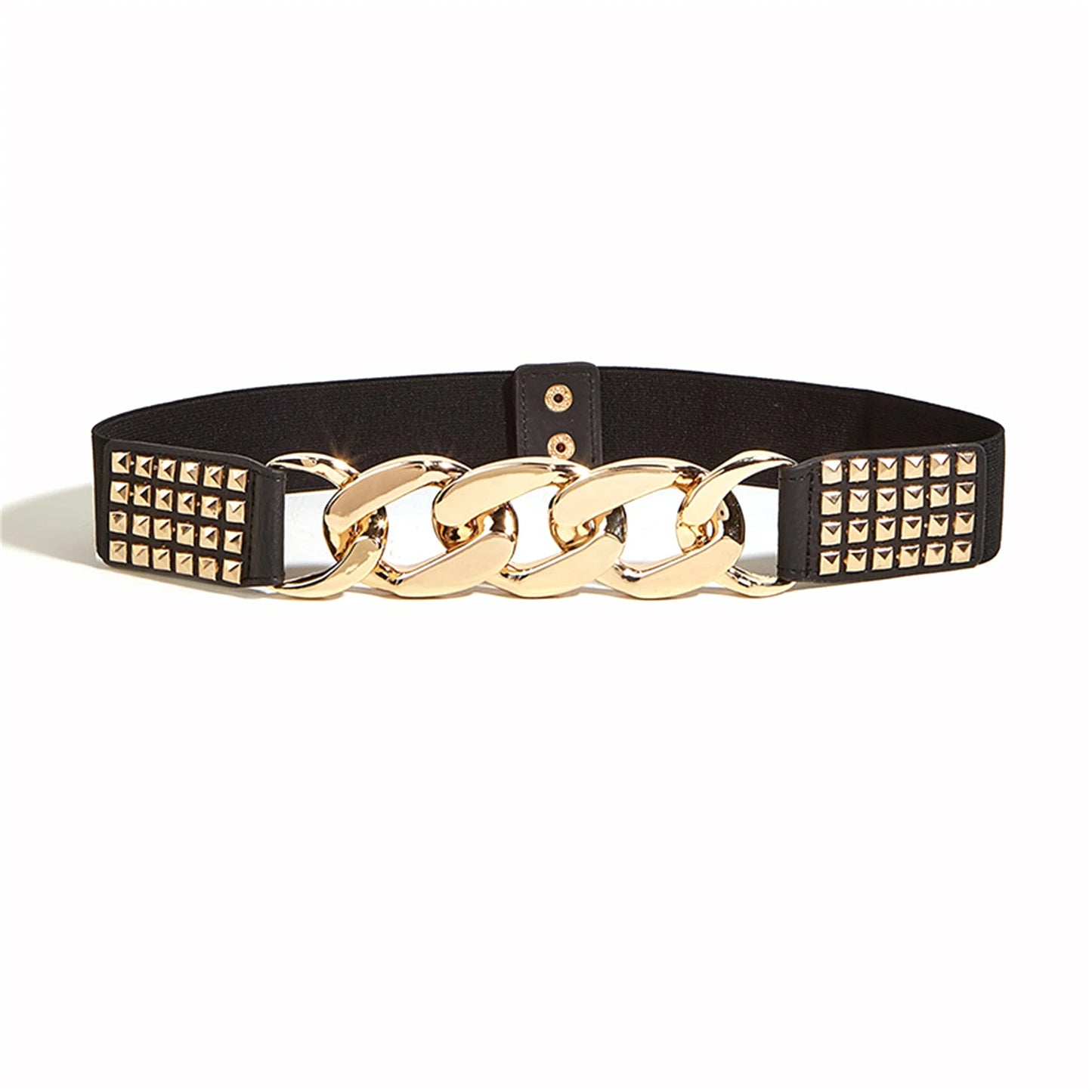 The Studded Punk Elastic Chain Belt