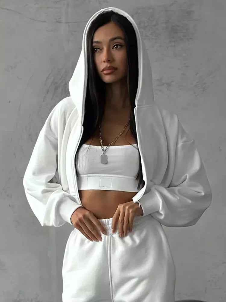 The Zip Hoodie Trouser Set