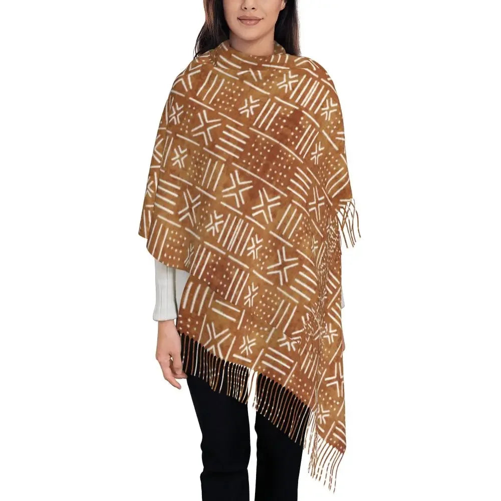 The Tribal Print Wrap Scarf