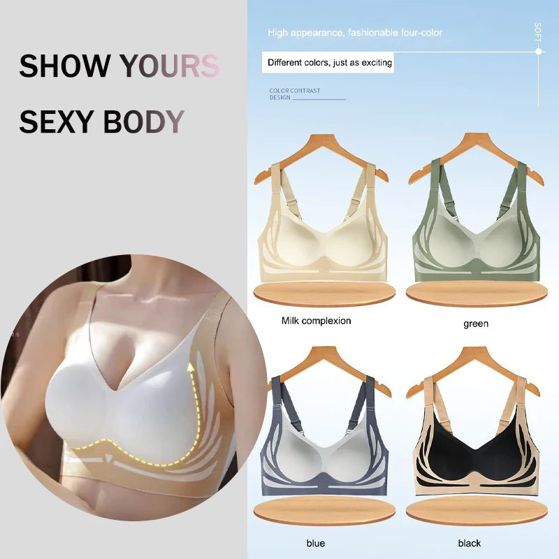 The Angel Wings Seamless Push-Up Bra