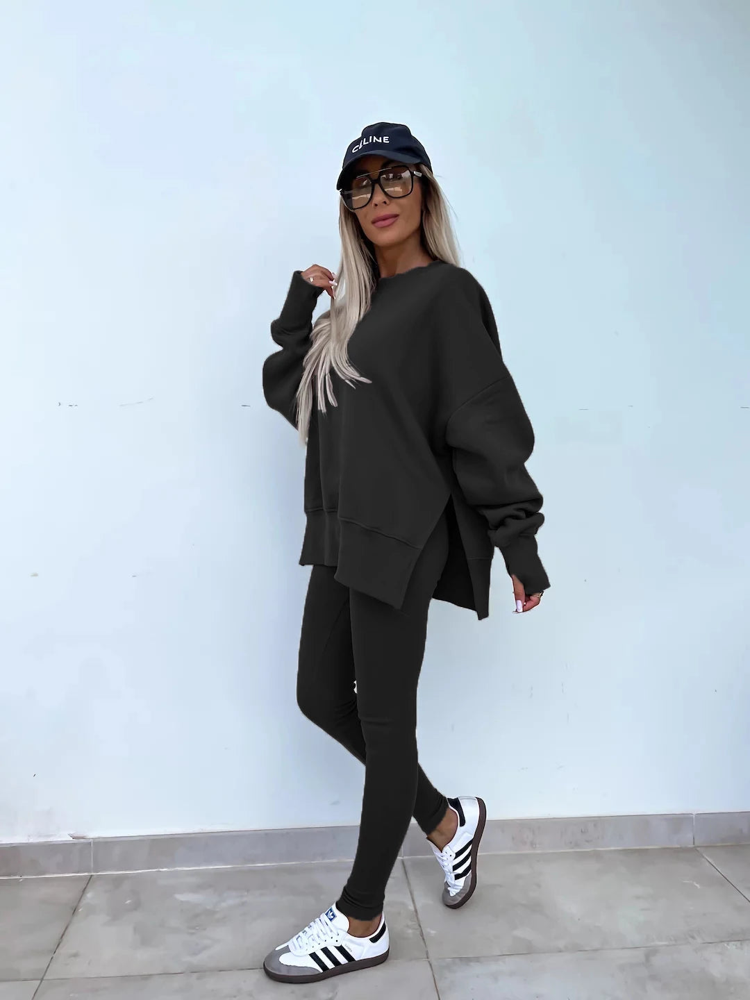The Oversized Knit Trouser Set