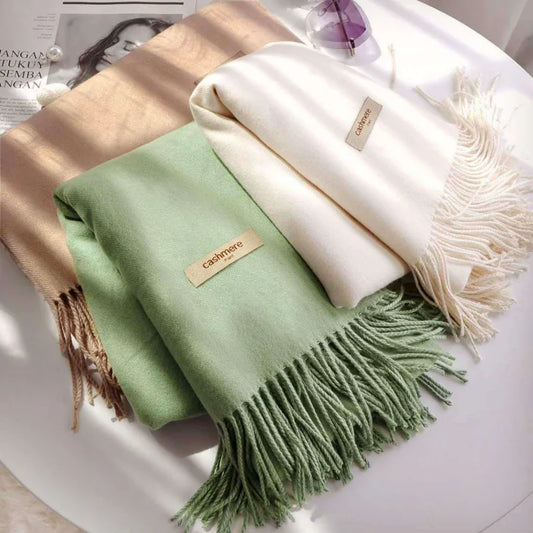 The Cashmere Tassel Pashmina