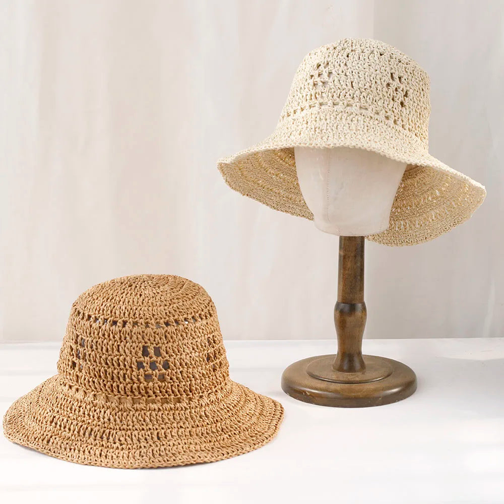 The Y2K Korean Handwoven Panama Hat