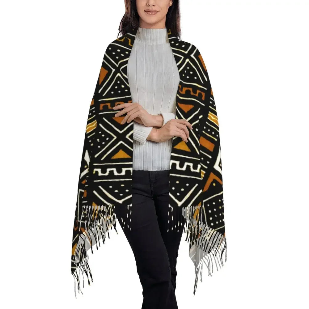 The Tribal Print Wrap Scarf