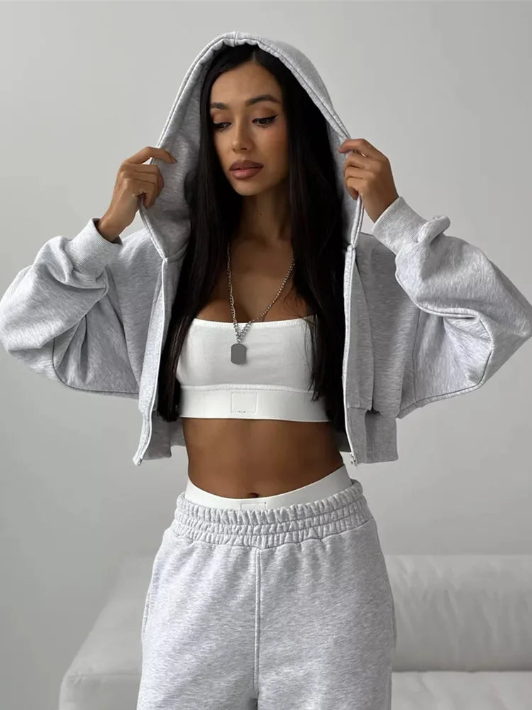 The Zip Hoodie Trouser Set