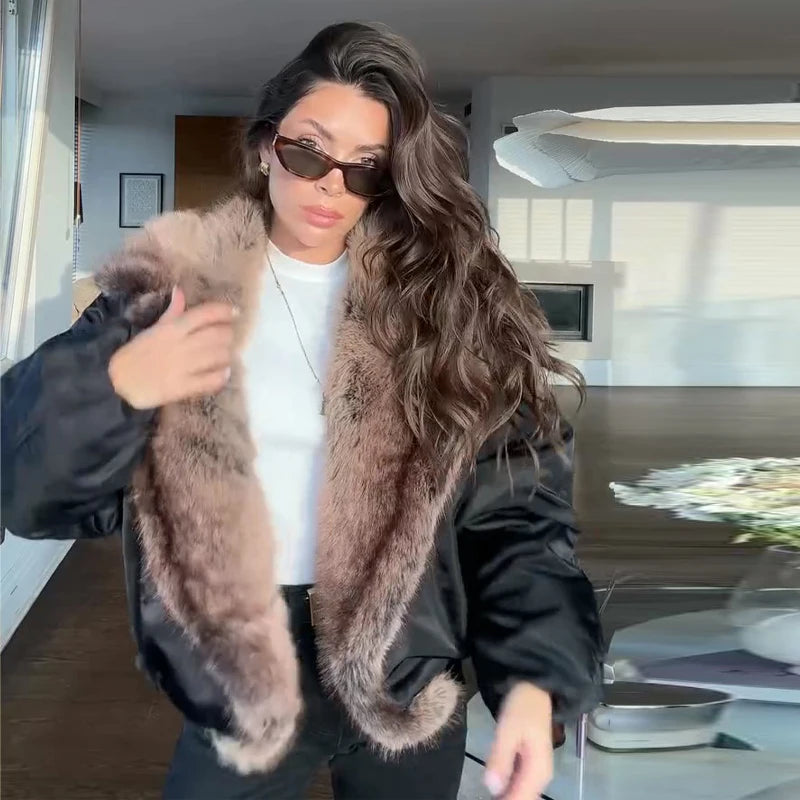 The Belted Fur Hood Parka