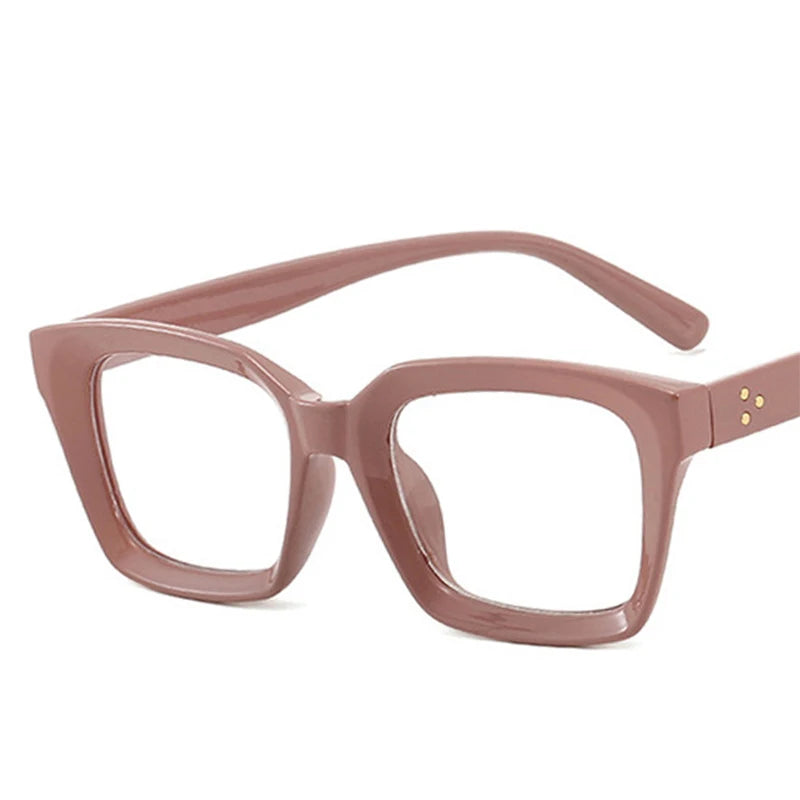 The Big Square Clear Computer Glasses