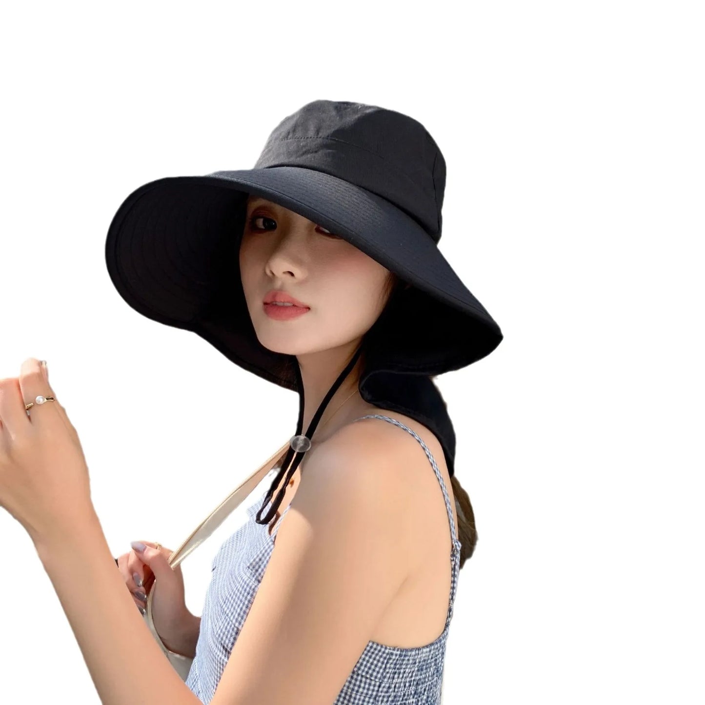 The Wide Brim Neck Cover Safari Cap