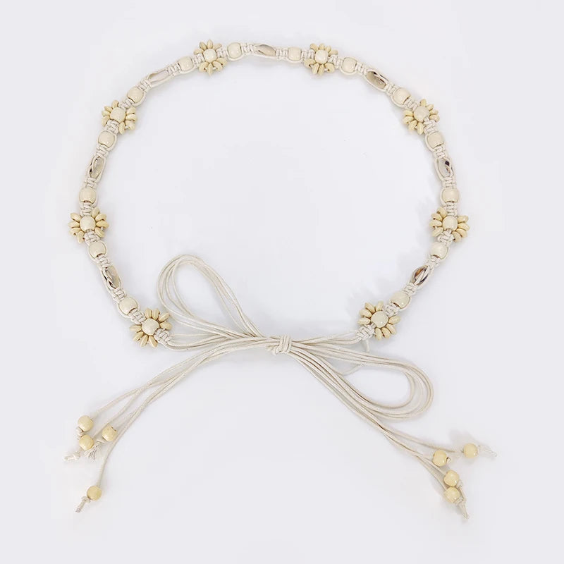The Boho Shell Bead Belt