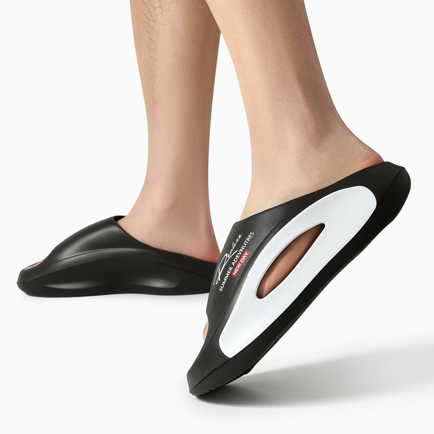 Men's EVA Summer Thong Slippers with Thick Anti-Slip Sole Comfortable Lightweight Sandals for Casual Wear