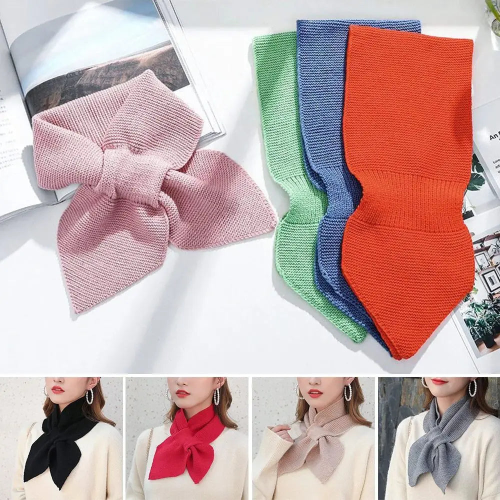 The Bowtie Knit Neck Warmer