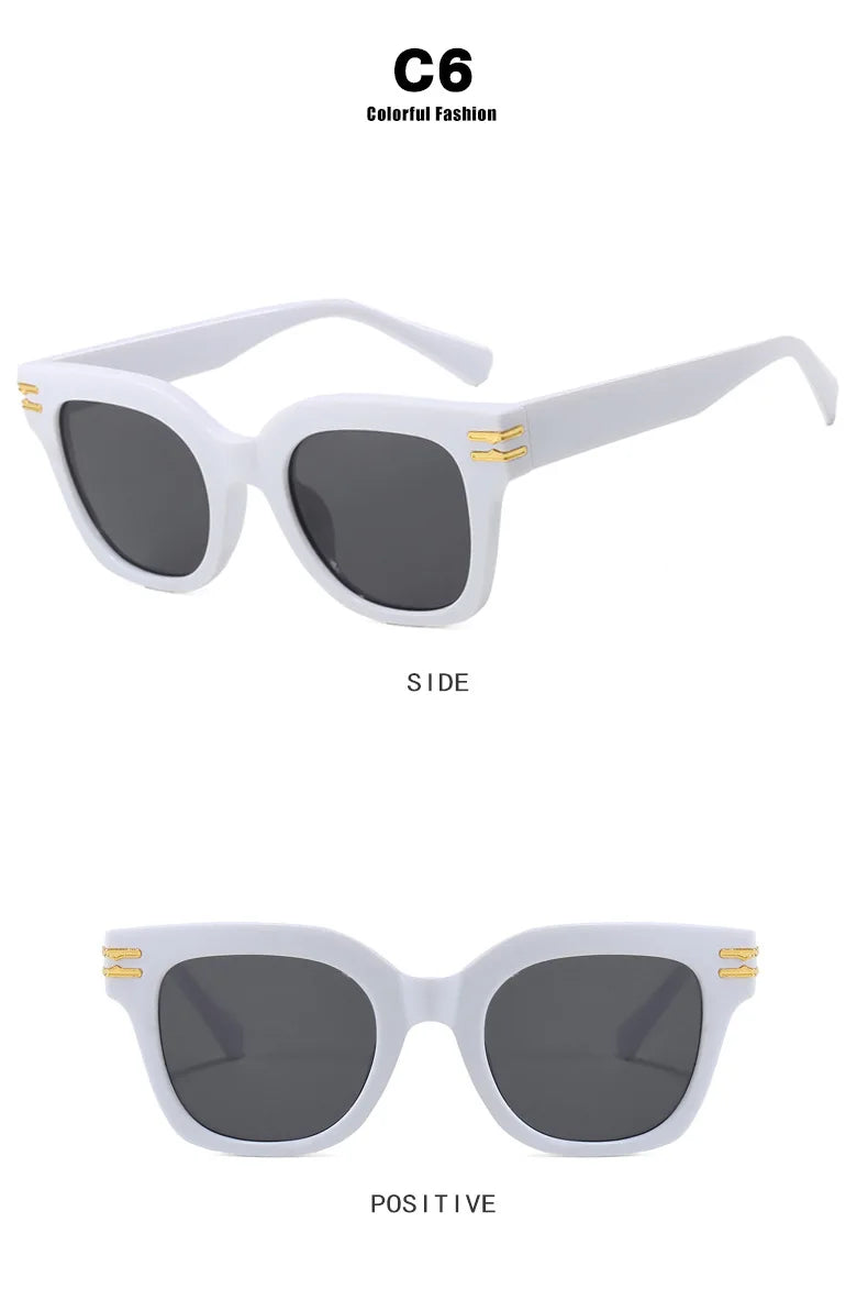 The Oversized UV Blocking Square Sunglasses